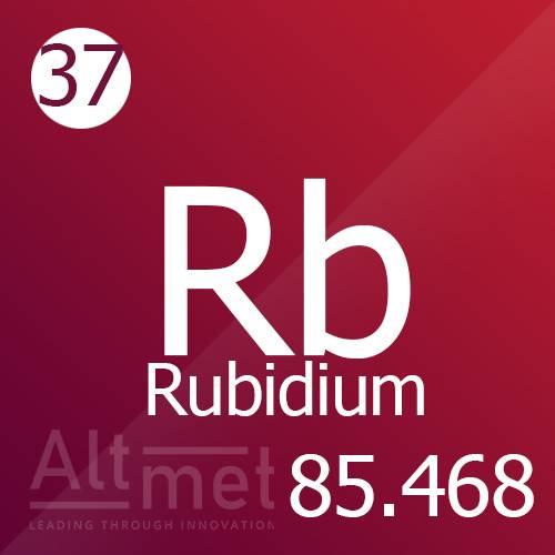 Рубиди (латинаар rubidus: гүн улаан; түүний гэрлийн спектрийн шугамд ...